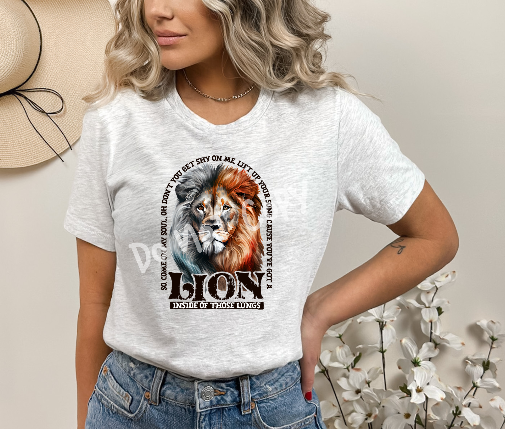 Lion Inside DTF Heat Transfer