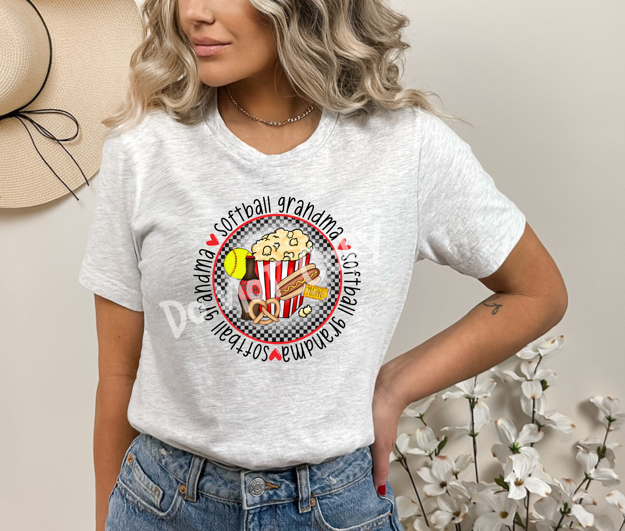 Softball Grandma DTF Heat Transfer