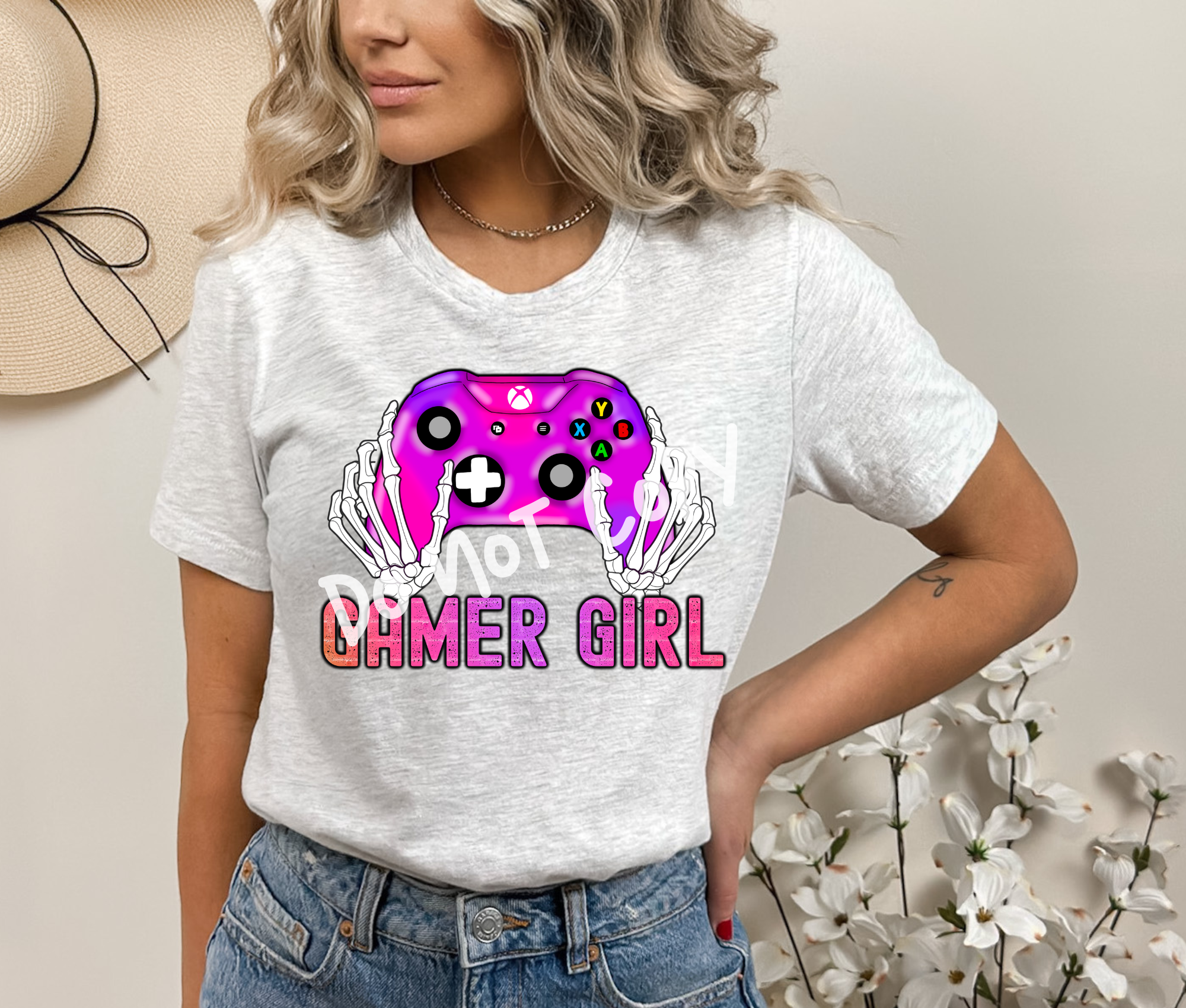 Gamer Girl 2 DTF Transfer