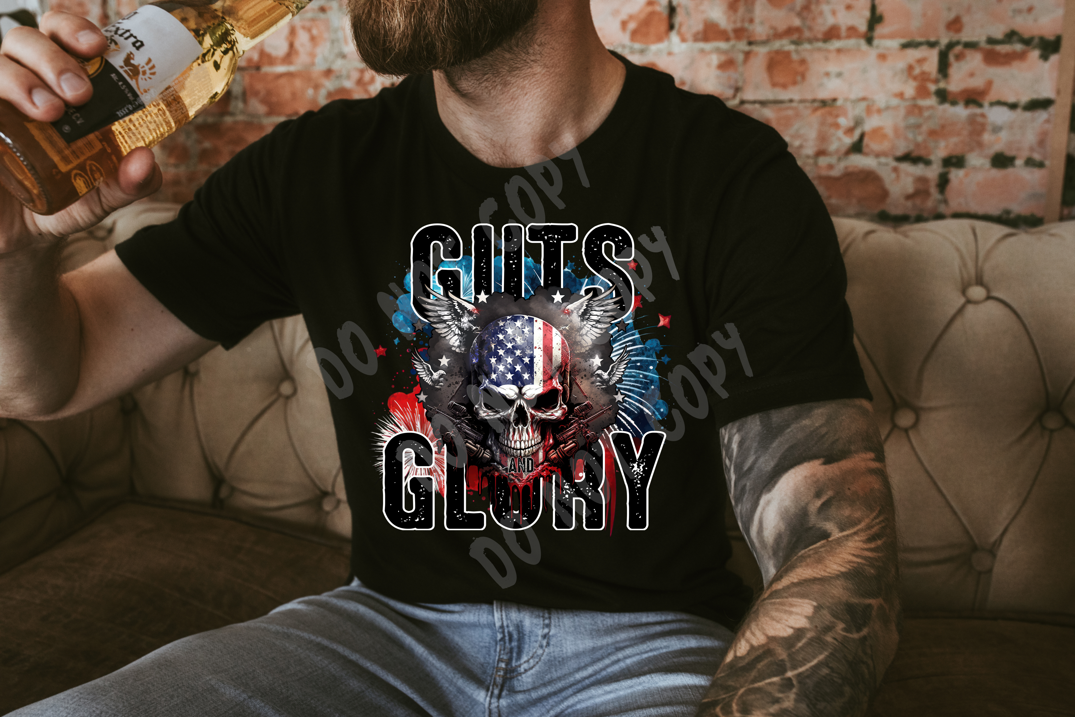 Guts & Glory DTF Heat Transfer